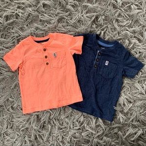Carter’s Henley Tee Shirts Bundle Size 12M